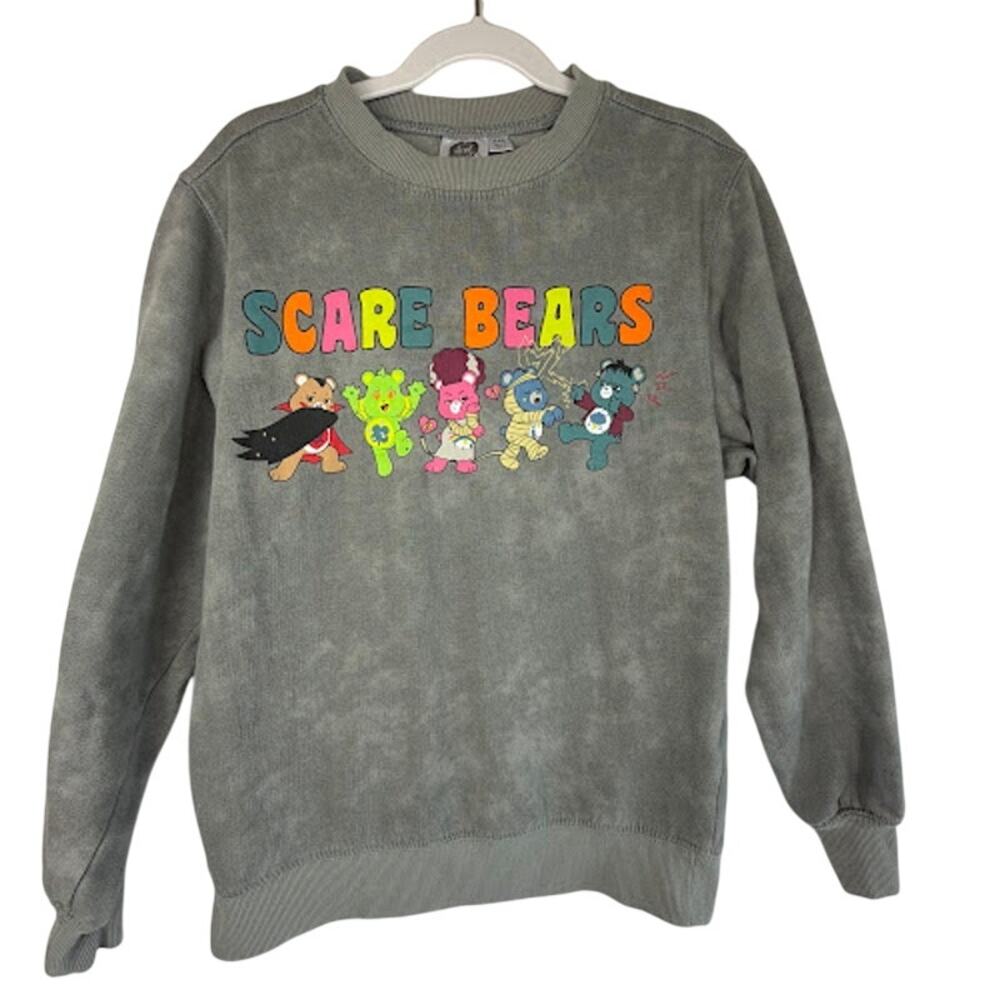 Care Bears X Universal Monsters Collab Sweatshirt‎ Gray Woman's Size XXS